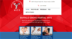 Desktop Screenshot of buffalogrovemartialarts.com
